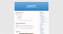 Desktop Screenshot of geek007.com